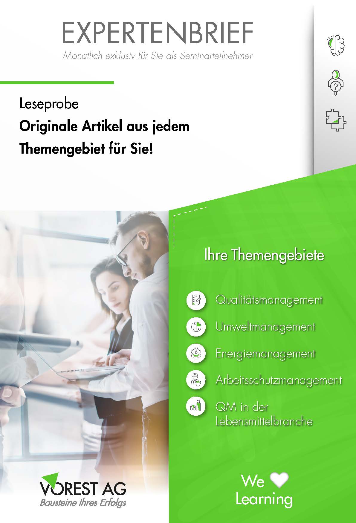 Titelseite der aktuellen Expertenbrief-Ausgabe